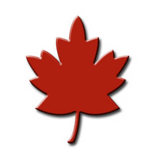 red maple leaf shape
